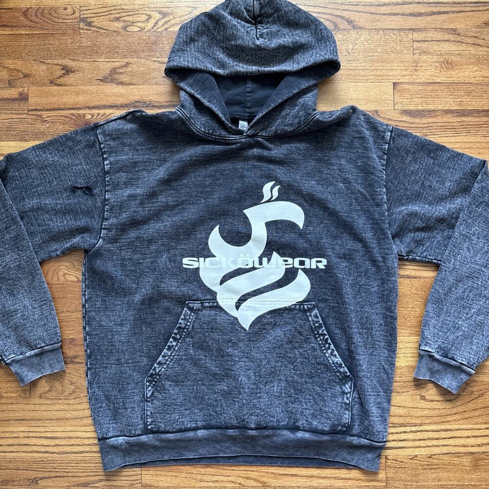 Sicko Born From Pain Graphic Hoodie Mens Size XL